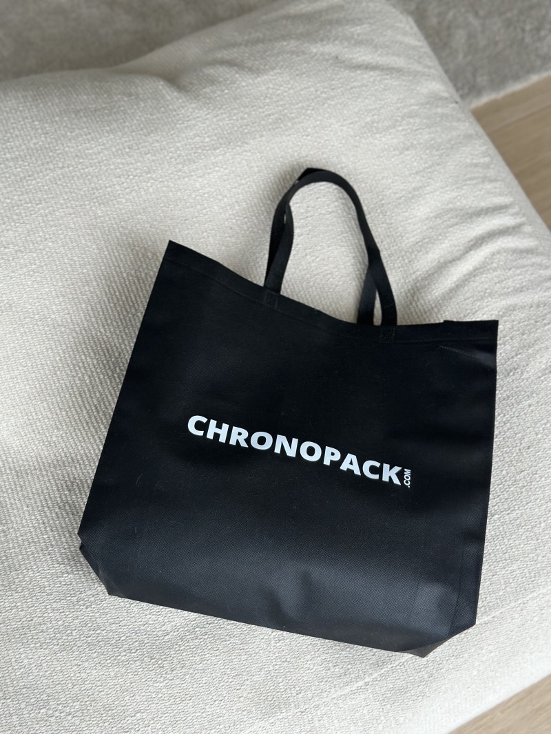 Cheap and eco-friendly personalized black fabric bag