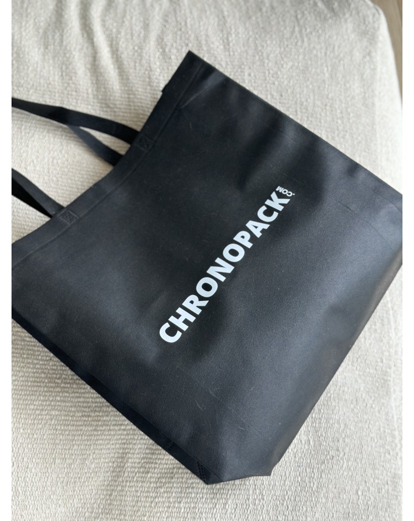 Cheap and eco-friendly personalized black fabric bag