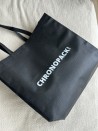 Cheap and eco-friendly personalized black fabric bag