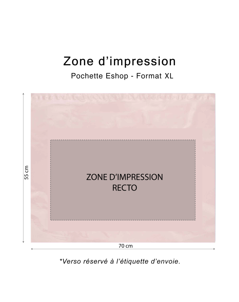 Funda Eshop - Rosa XL (70x55cm)