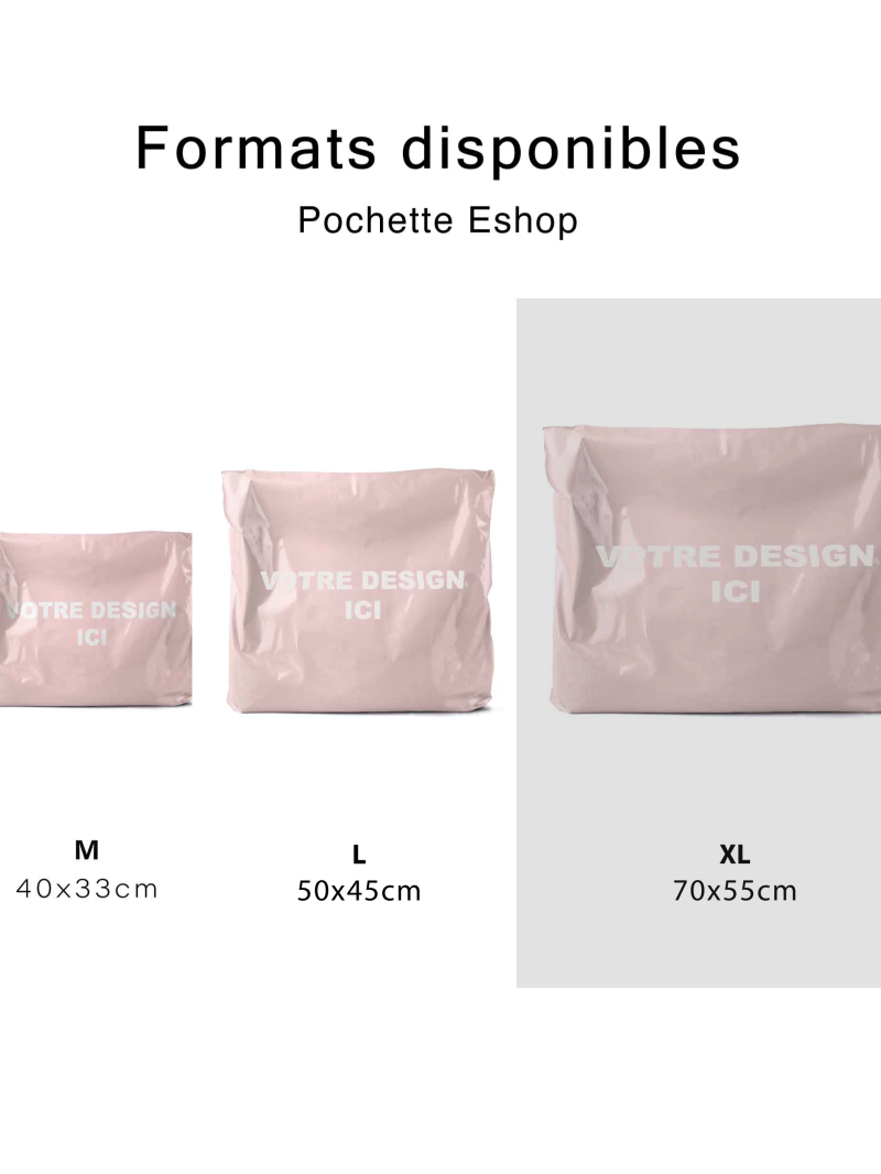 Pouch Eshop - Pink XL (70x55cm)