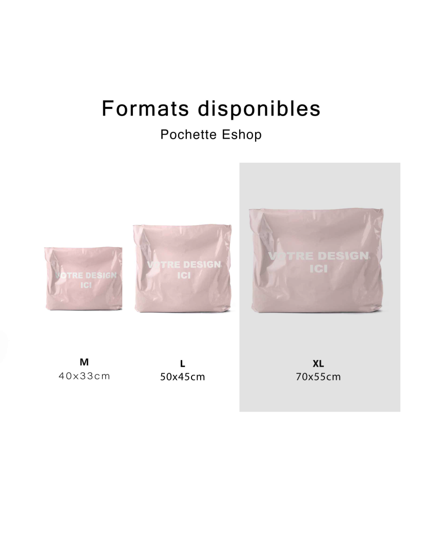 Funda Eshop - Rosa XL (70x55cm)
