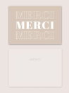 Tarjeta de agradecimiento "PARIS