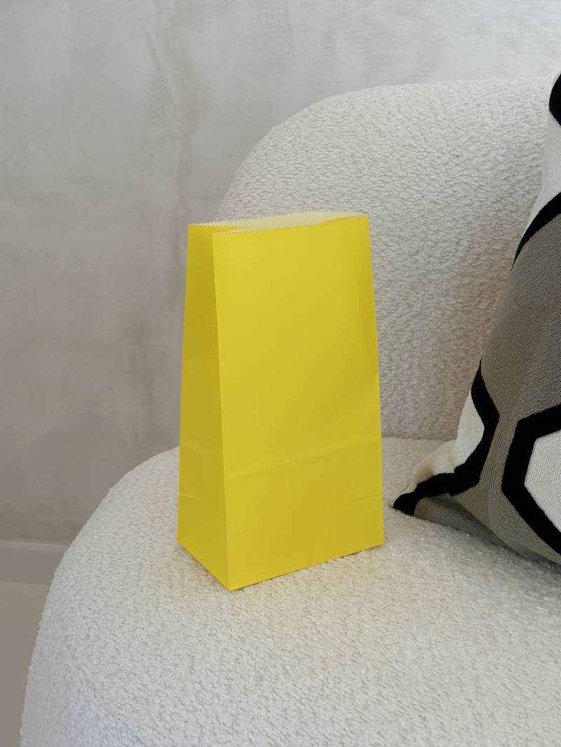 Bolsa de papel - Amarillo brillante M