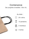 Sac Kraft XL Poignées Noires – L’Allié Pro De Vos Grands Formats
