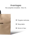 Sac Kraft XL Poignées Noires – L’Allié Pro De Vos Grands Formats