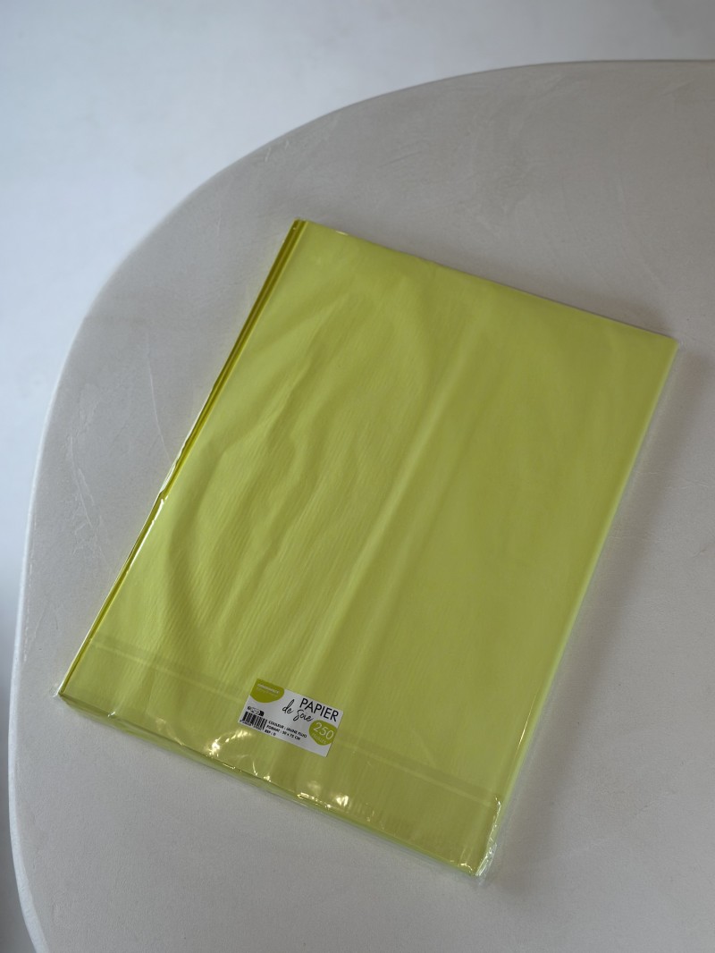 Papel tisú - Amarillo fluorescente l La mejor calidad y precio del mercado