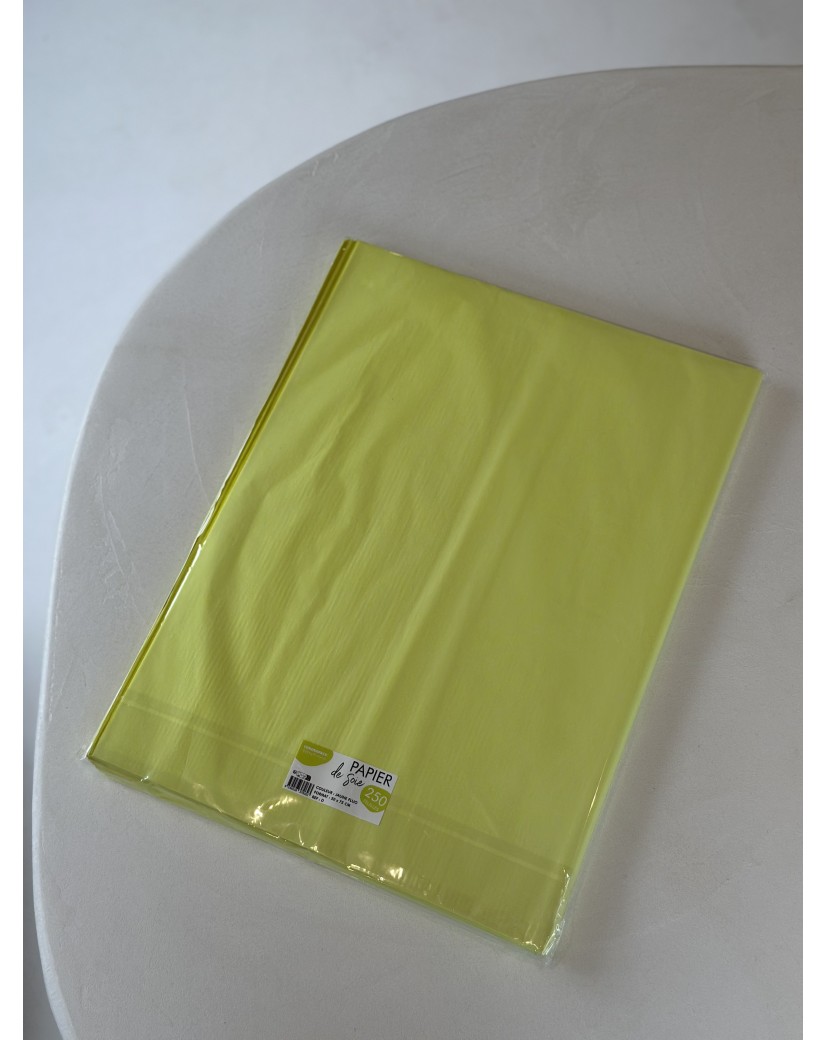 Papier de soie - Jaune Fluo l Meilleur qualité & prix du marché