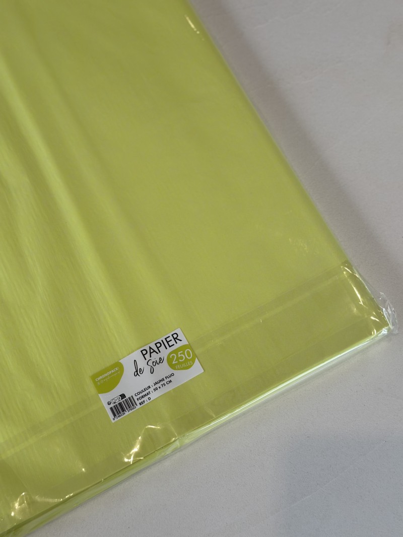 Papel tisú - Amarillo fluorescente l La mejor calidad y precio del mercado