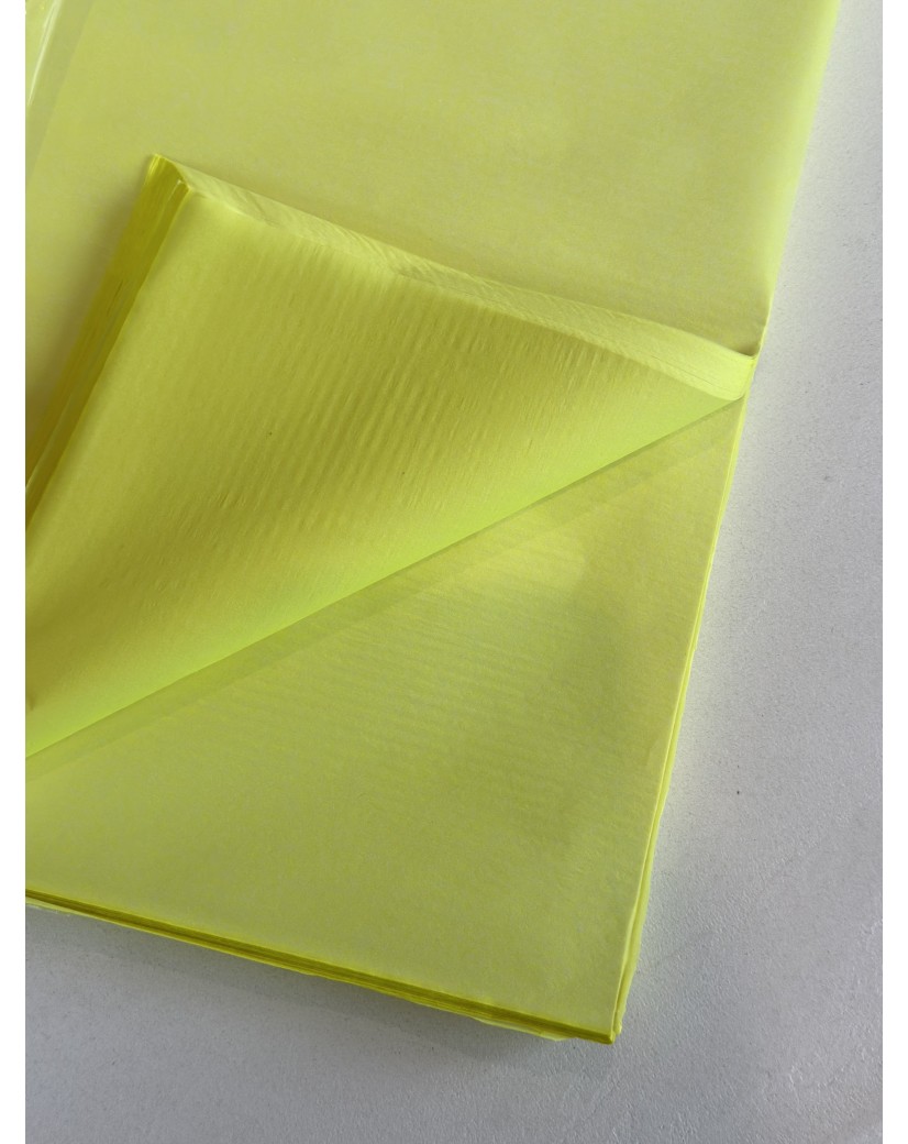 Papel tisú - Amarillo fluorescente l La mejor calidad y precio del mercado