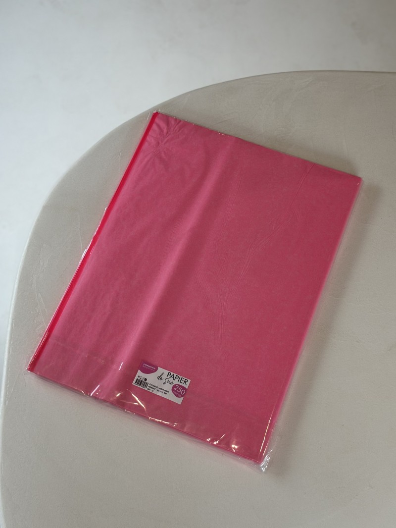 Papel tisú - Rosa fluorescente mejor calidad y precio del mercado