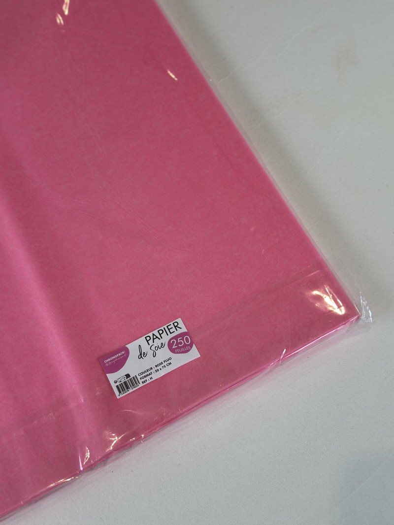 Papel tisú - Rosa fluorescente mejor calidad y precio del mercado