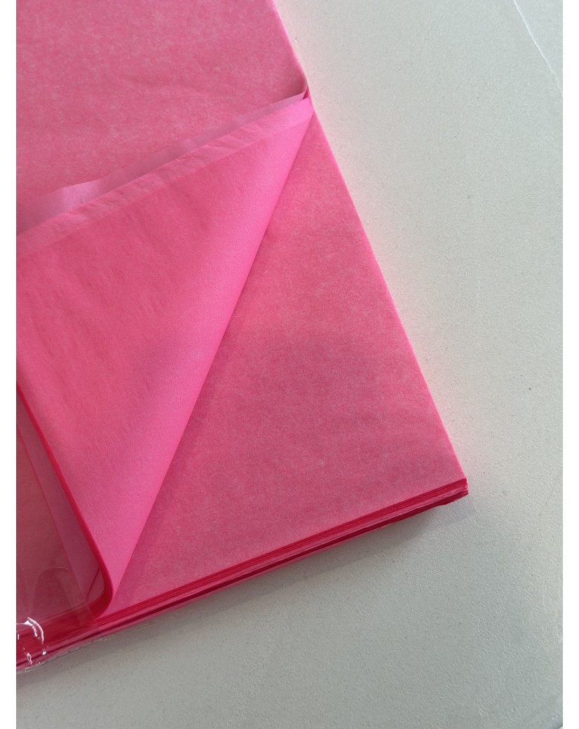 Papel tisú - Rosa fluorescente mejor calidad y precio del mercado