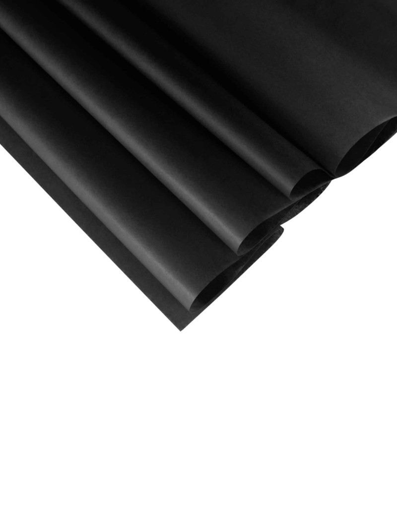 Seidenpapier - Schwarz ohne Aufdruck