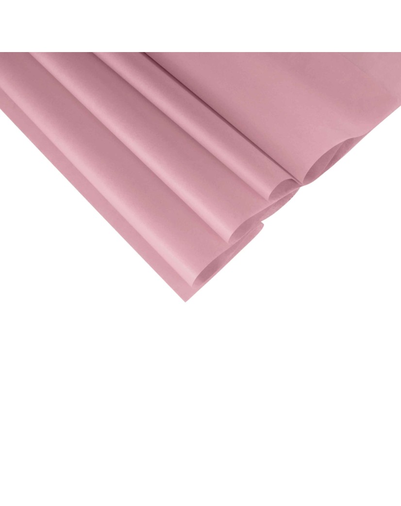 Papier de soie - Rose sans impression