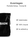 Eshop bolso de mano - Negro M