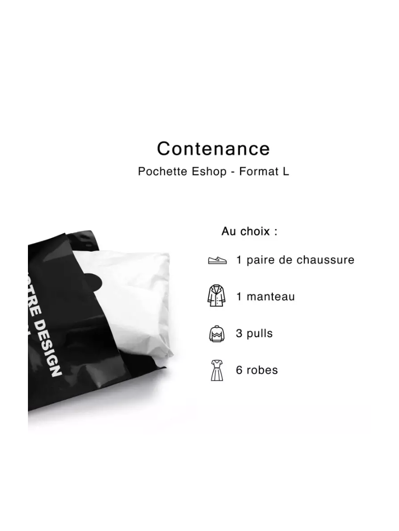 Eshop Pouch - Black L