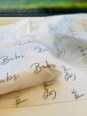 Zijdepapier - Wit gepersonaliseerd