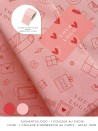 Zijdepapier - Wit gepersonaliseerd