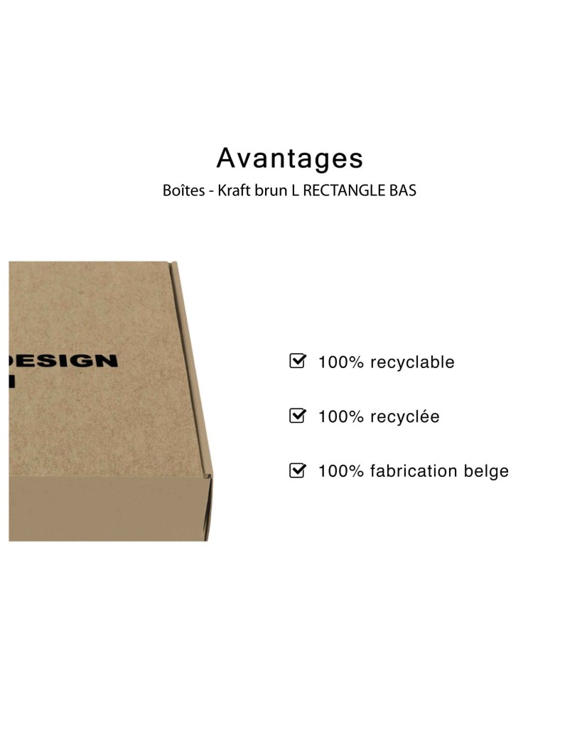 Box - L RECHTECK FLACH