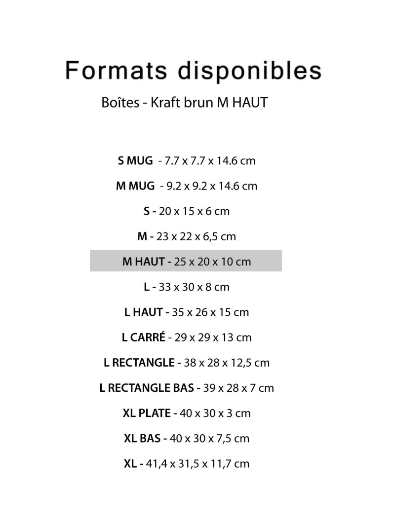 Caja - Kraft M HAUT