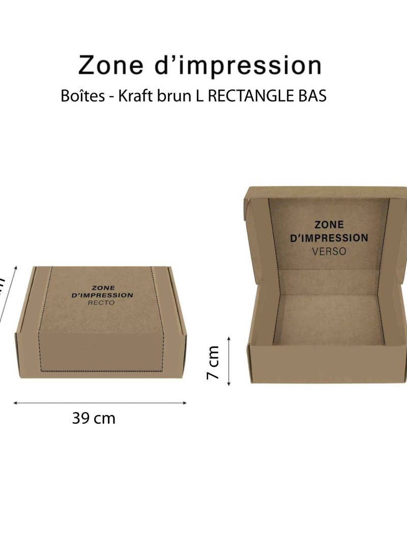 Boîte d'envoi personnalisable 39x28x7cm | Chronopack