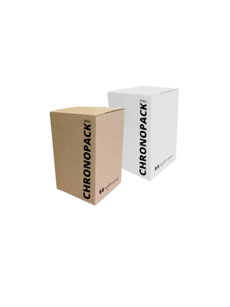Caja para velas y tazas - Kraft S