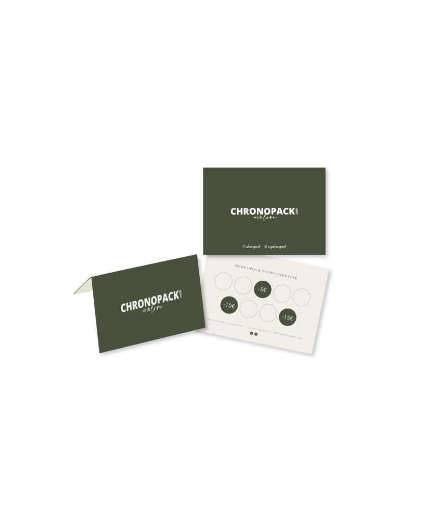 Customized loyalty card