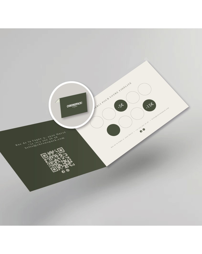 Customized loyalty card