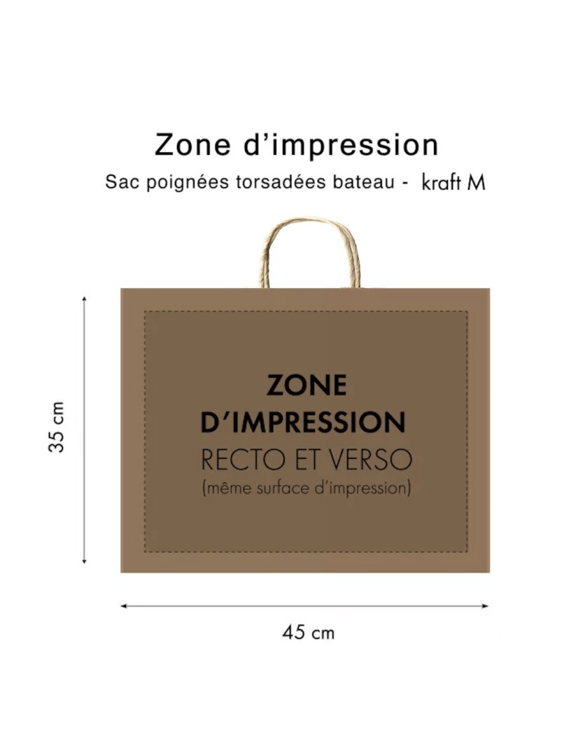 Bolsas de papel para barcos - Kraft M