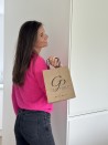 Krafttasche S Schwarze Griffe – Kompakt & Personalisierbar