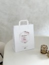 Bolsa con asas planas - Blanco M (26x12x35 cm)