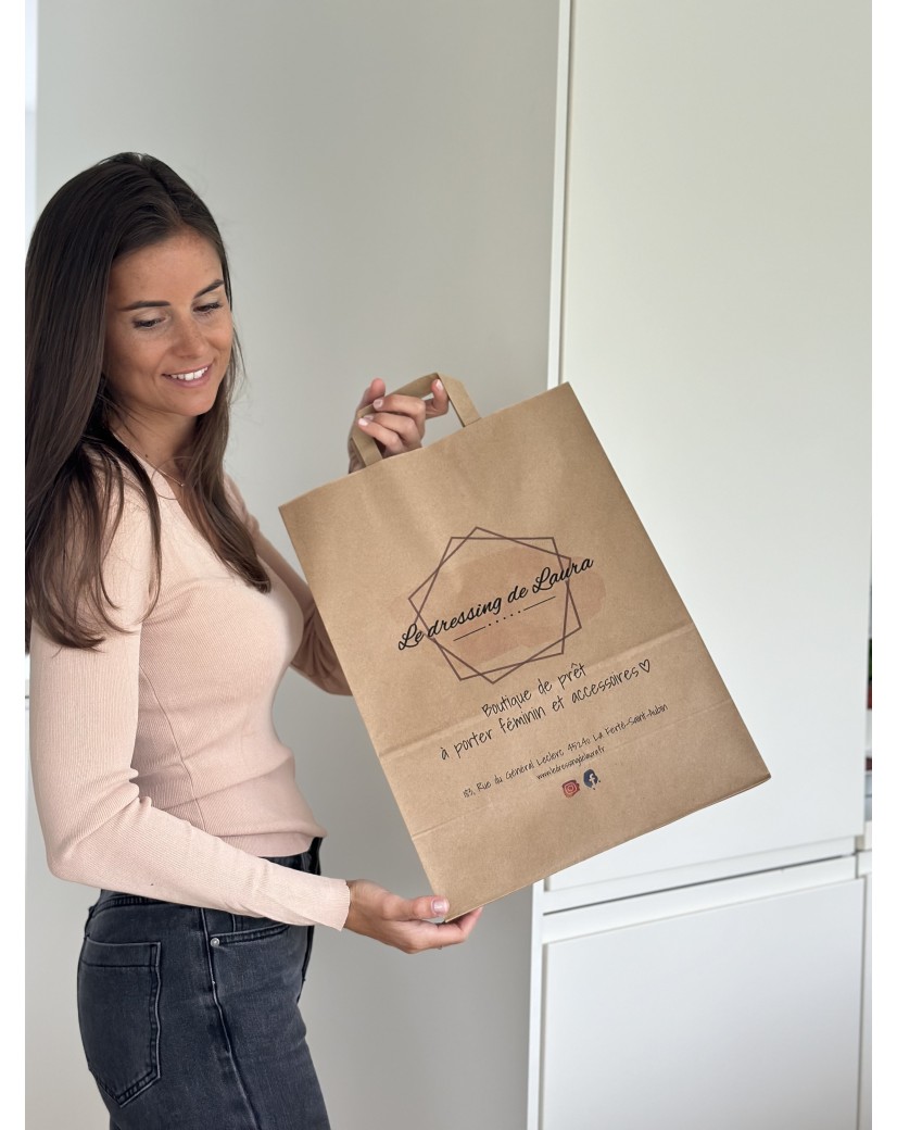 Bolsa Kraft L Asas Planas – Gran Formato Y Máxima Visibilidad