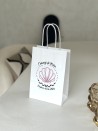 Twisted Handle Bags – White XS (14x8x21cm)