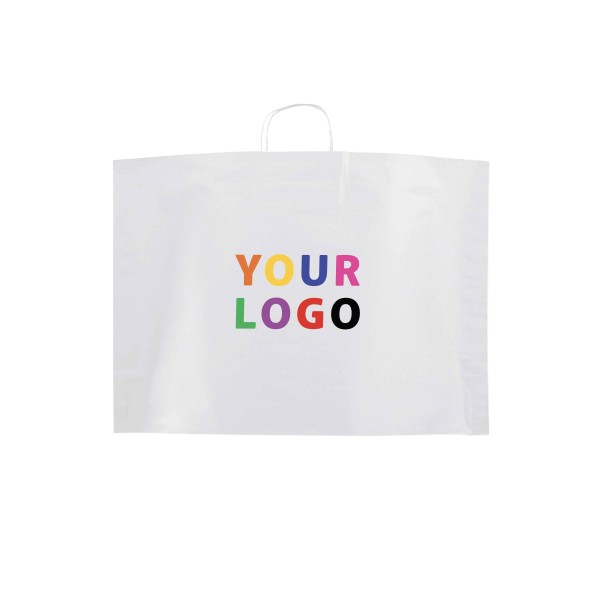 Boat paper bags - White L