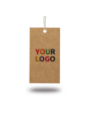 Clothing label - Kraft with cord