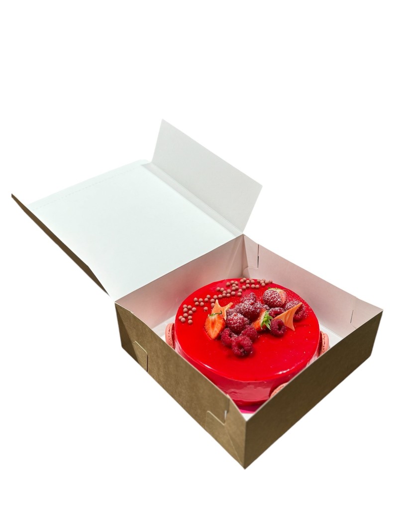 Boite pâtissière personnalisée 23x8cm