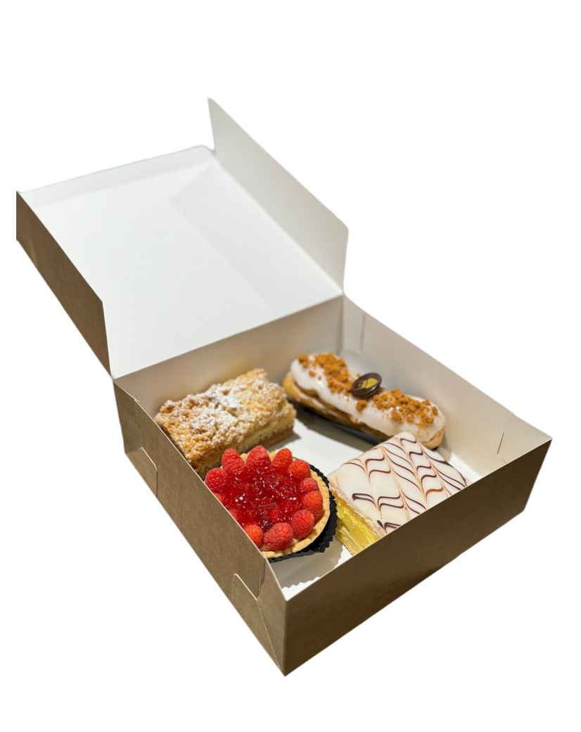 Boite pâtissière personnalisée 23x8cm