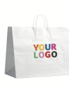 TAS MET GEDRAAID HANDVAT - WIT XXL (54x14x45cm)