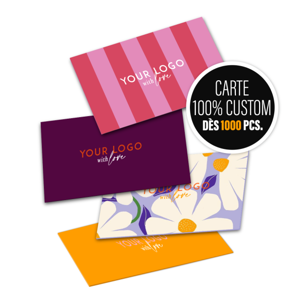 Carte "postale" personnalisée de A à Z