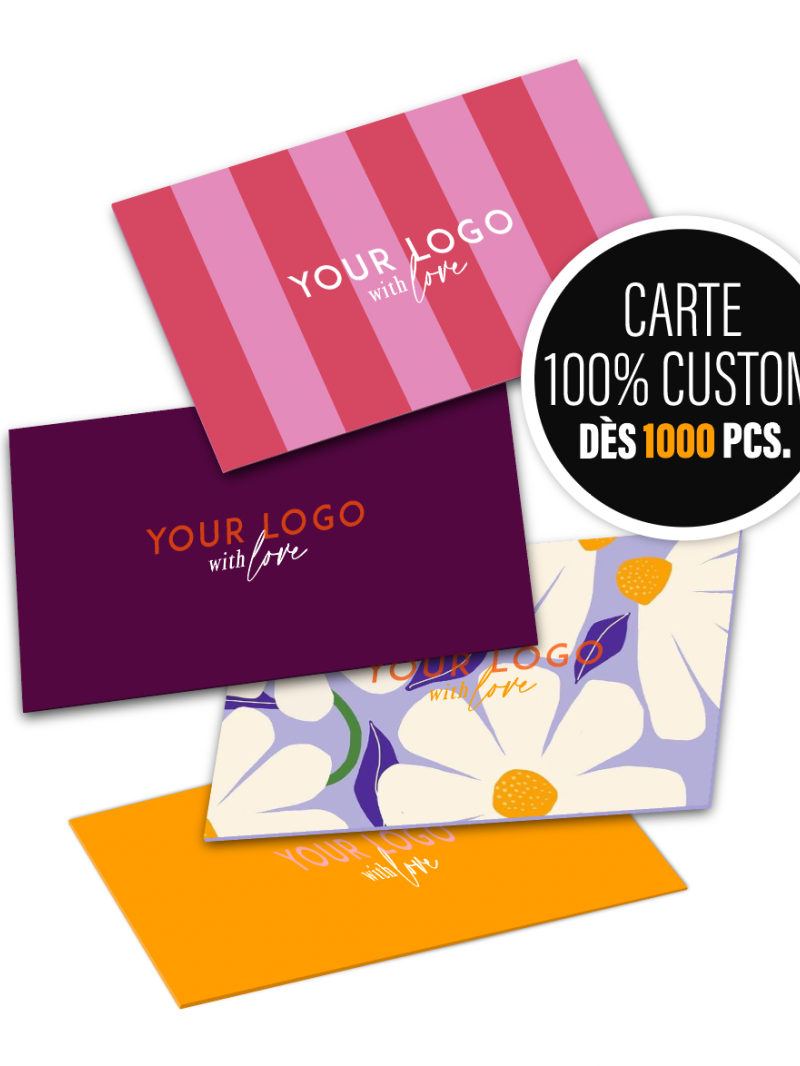 Carte "postale" personnalisée de A à Z