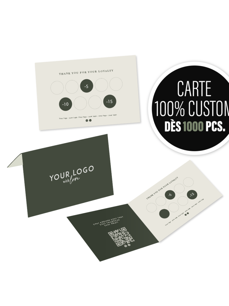 Customized loyalty card