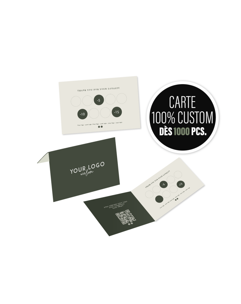 Customized loyalty card