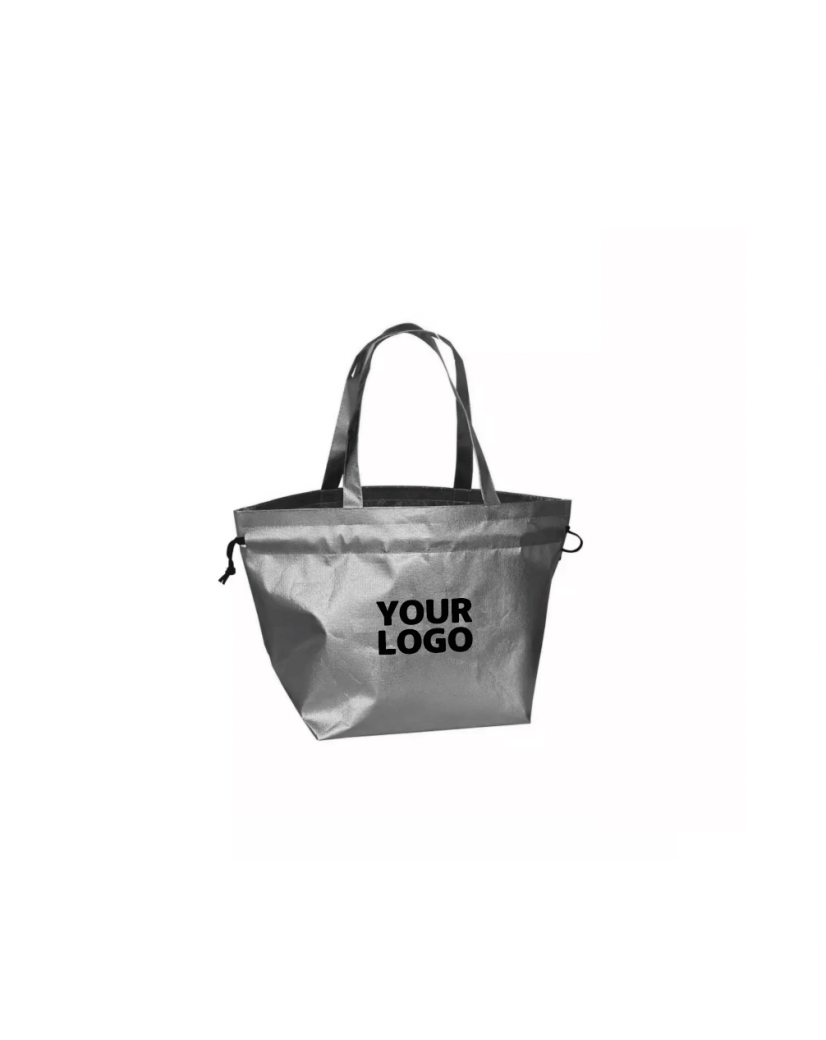 Nice Tragetasche Silber - M (40x14x30cm)