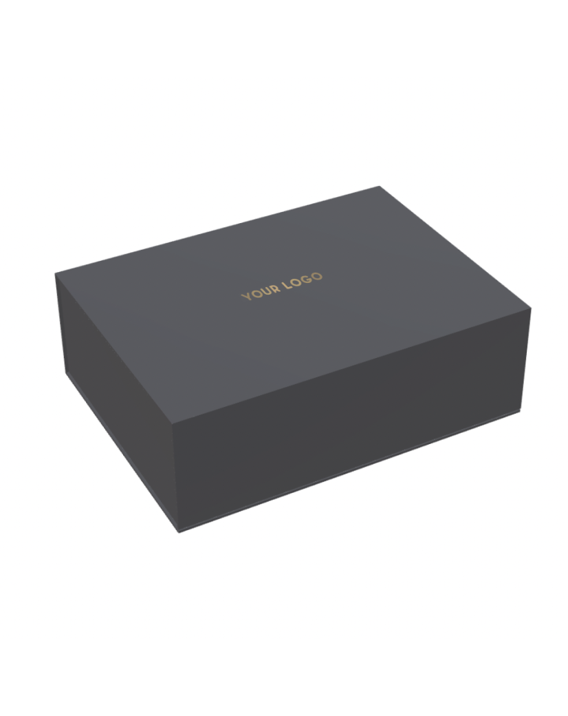 Magnetic box - Your logo hot stamped - L