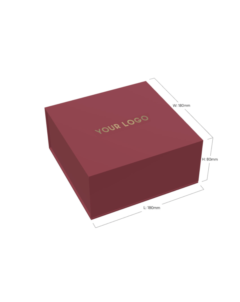 Magnetbox - Ihr Logo heiß geprägt - S
