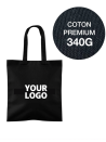 TOTEBAG "WENEN" - ZWART (35x38,5cm)