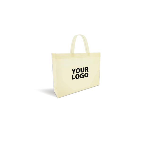 Sac tissu beige personnalisé pas cher et respectueux de l'environnement