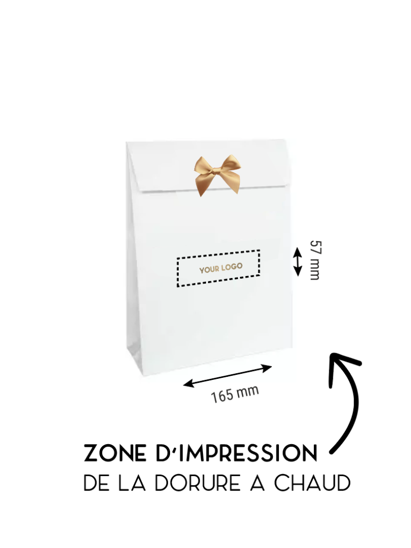 PRESTIGE-ZAK – WIT XL (35x14x45cm)