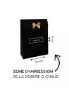 Geschenktüte - PRESTIGE – SCHWARZ XL (35x14x45cm)